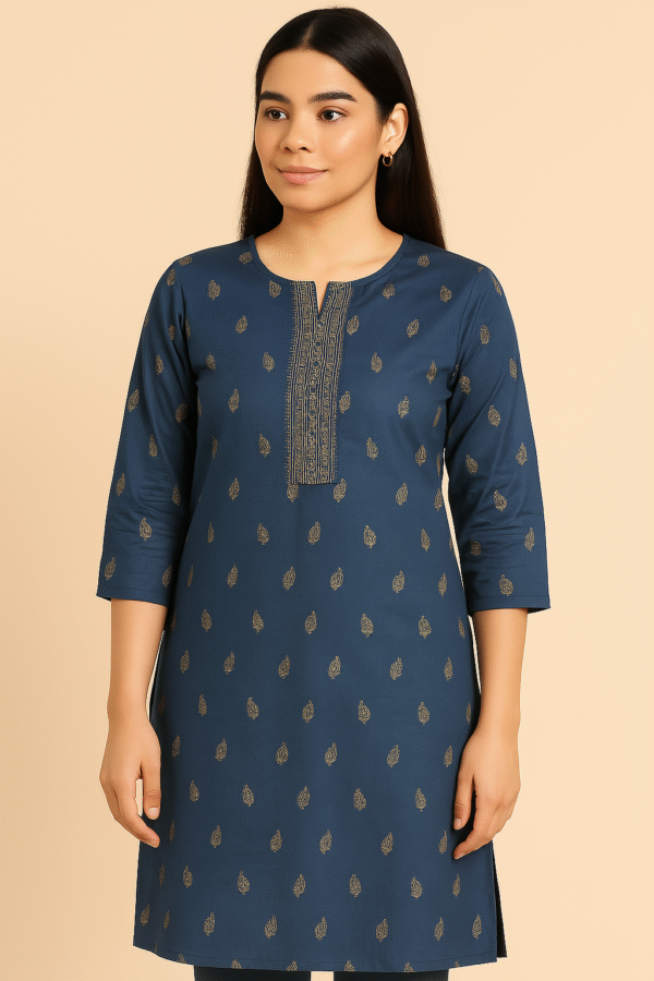 AVAASA KURTA Dark Blue