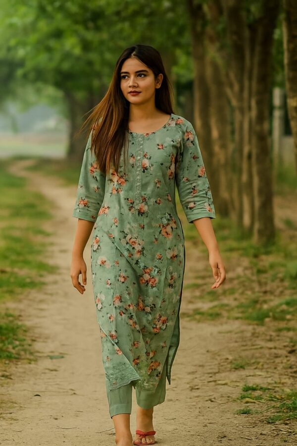 DISTEMPER COLOR FLORAL PRINT COTTON 3PCS SET