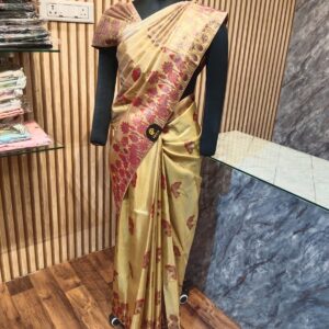Semi Kanchipuram Art silk Saree