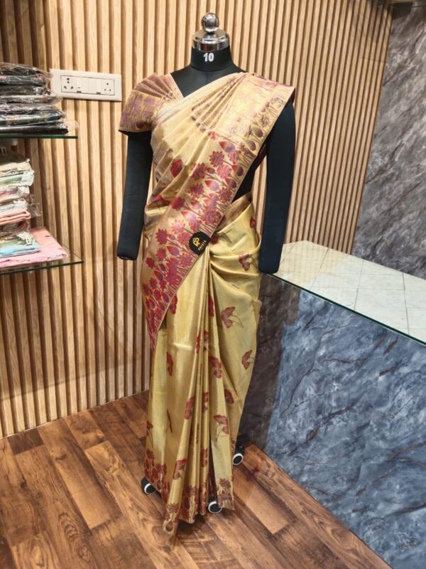 Semi Kanchipuram Art silk Saree